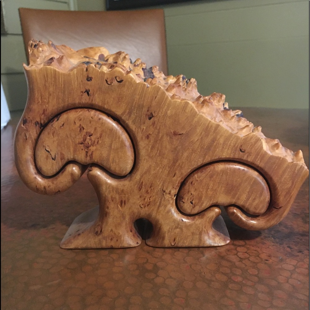 Maple Burl Trinket Box